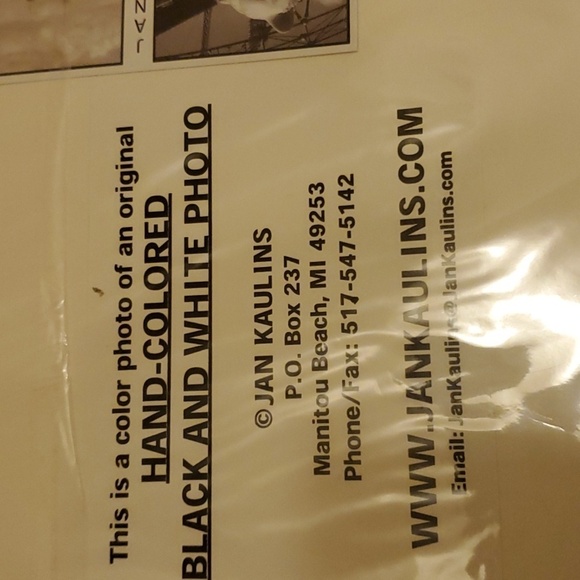 Photo U Of M Mark Hart #20 Chad Henne #7 photo colored 5x7 matted - Picture 5 of 5